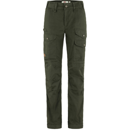 Fjällräven Vidda Pro Ventilated Trs W Women’s Trekking trousers Green Main Front 65751