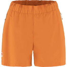Fjällräven High Coast Relaxed Shorts W Women’s Shorts & skirts Orange Main Front 49174