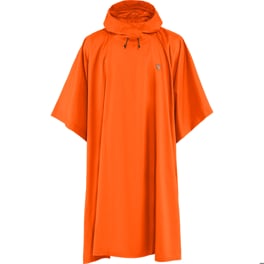 Fjällräven Poncho Unisex Shell jackets Orange Main Front 18386
