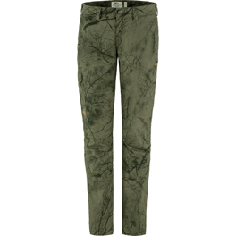 Fjällräven Karla Trousers Hydratic W Women’s Shell trousers Dark green, Green Main Front 49856