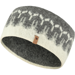 Fjällräven Övik Path Knit Headband Unisex Caps, hats & beanies White Main Front 65665